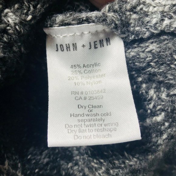 Anthropologie John + Jenn Women Medium Gray Cable - Picture 9 of 10